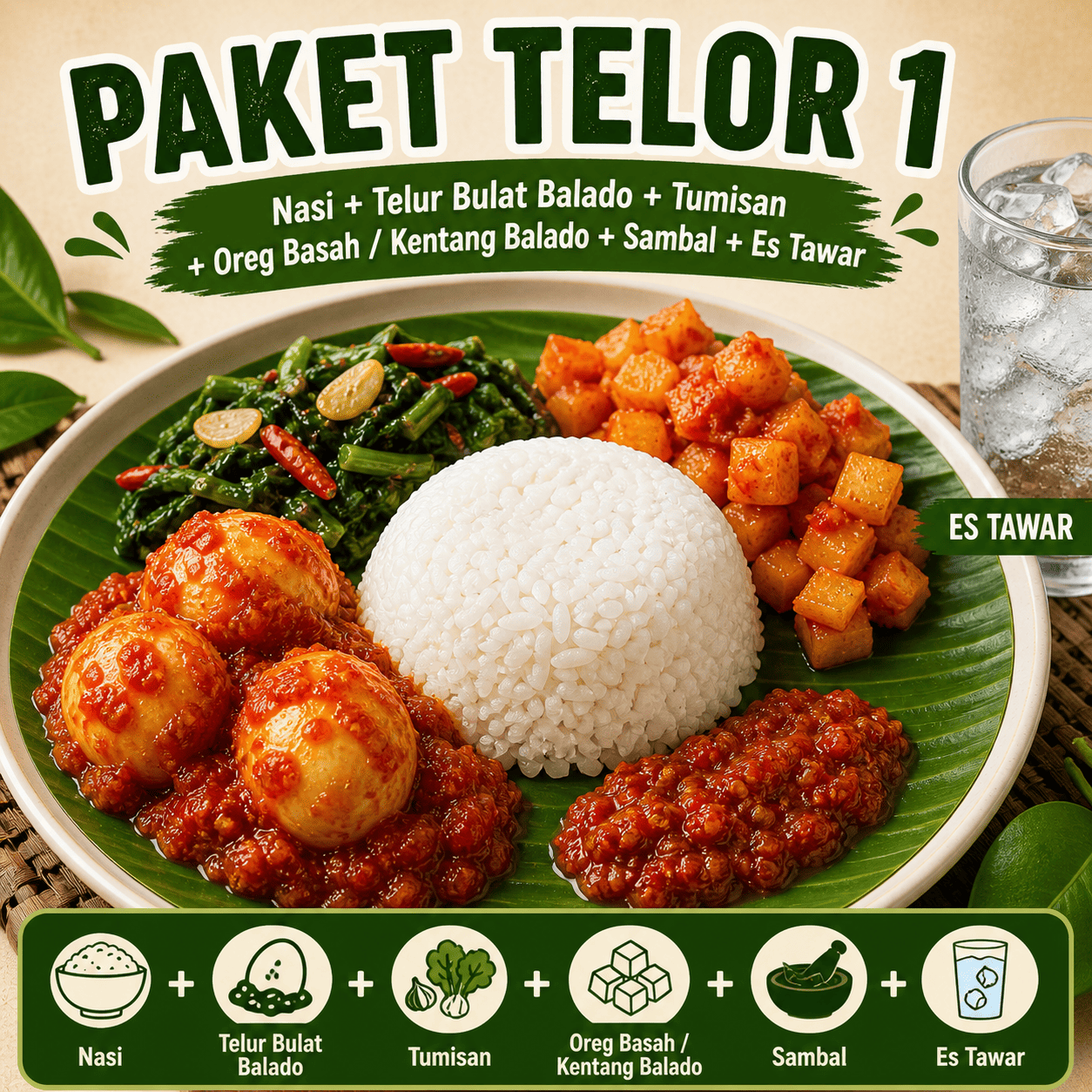 Paket Telor 1